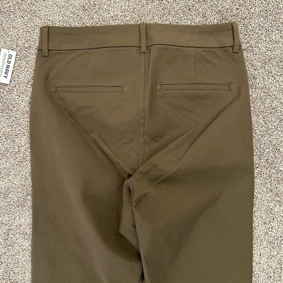 Old Navy Womens Pixie Skinny Ankle Pants Size 4 Tall Green High Rise Stretch NWT - Picture 7 of 16